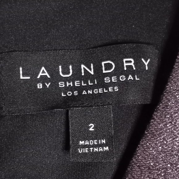 Laundry By Shelli Segall Dress Women's 2 Multi Color Metallic Formal Futuristic - Picture 10 of 10